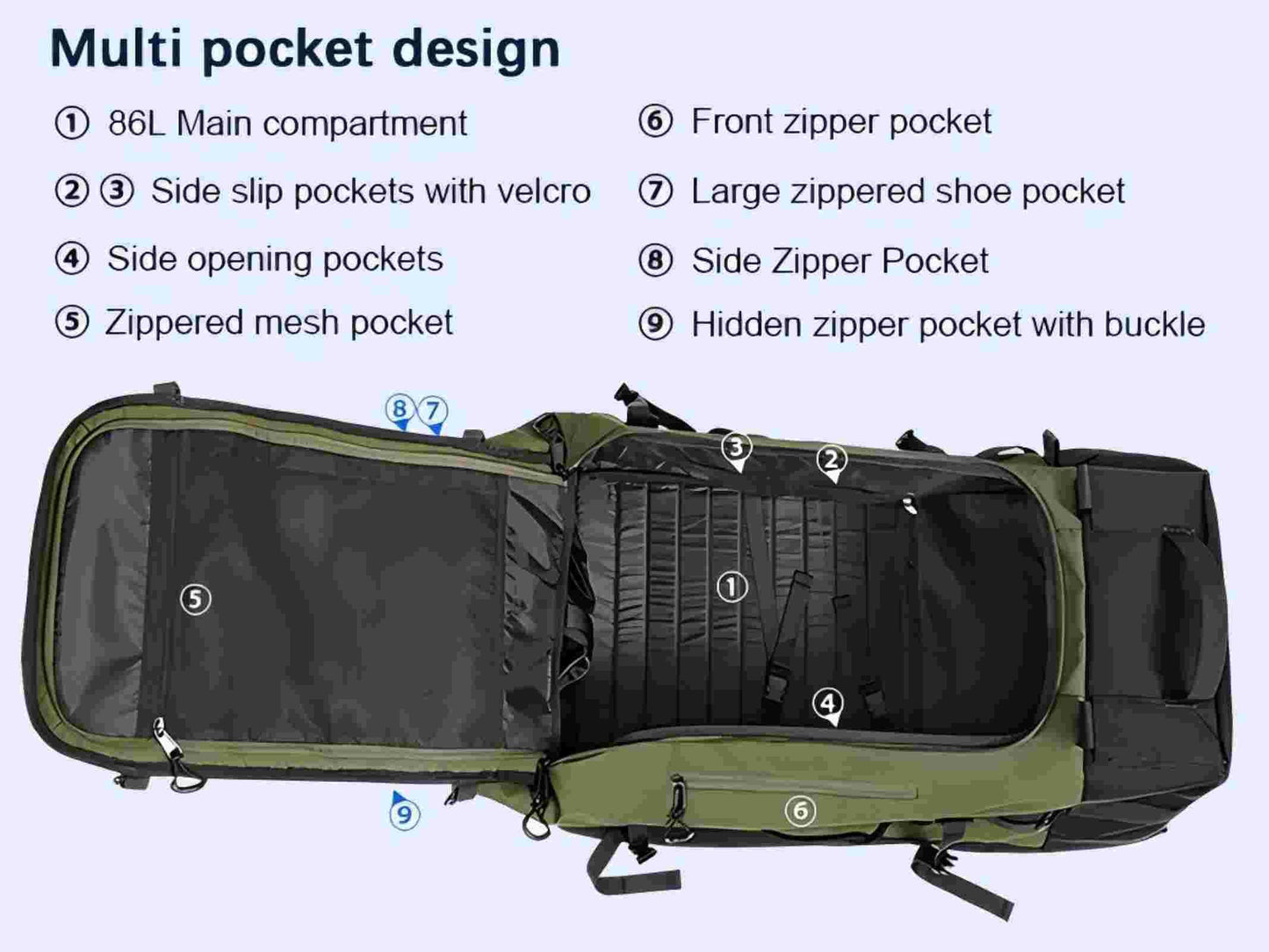 AquaRoll 29 Quilted Wheeled Duffle Backpack