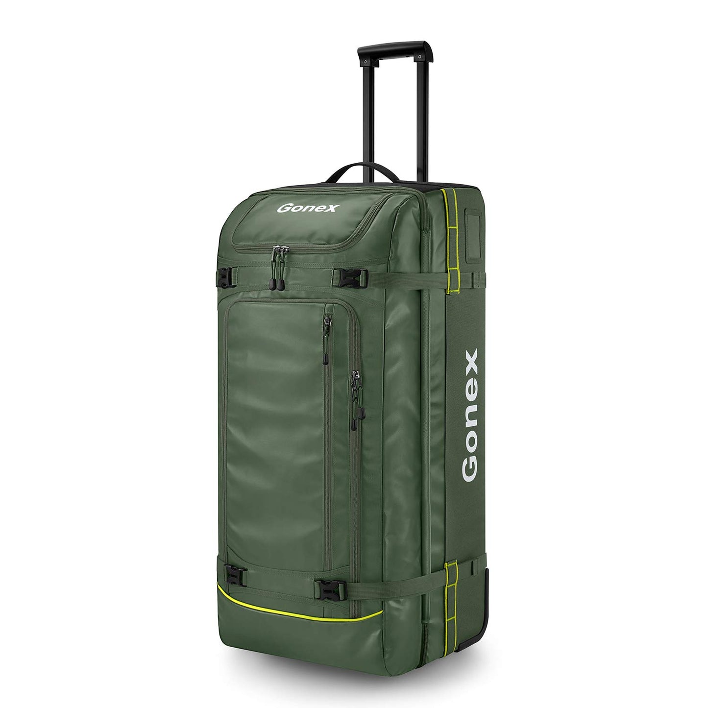 Gonex 70L Wheeled Duffle - Olive Green Travel Bag