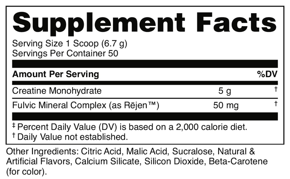 Bucked Up Micronized Creatine - Unflavored Power Boost