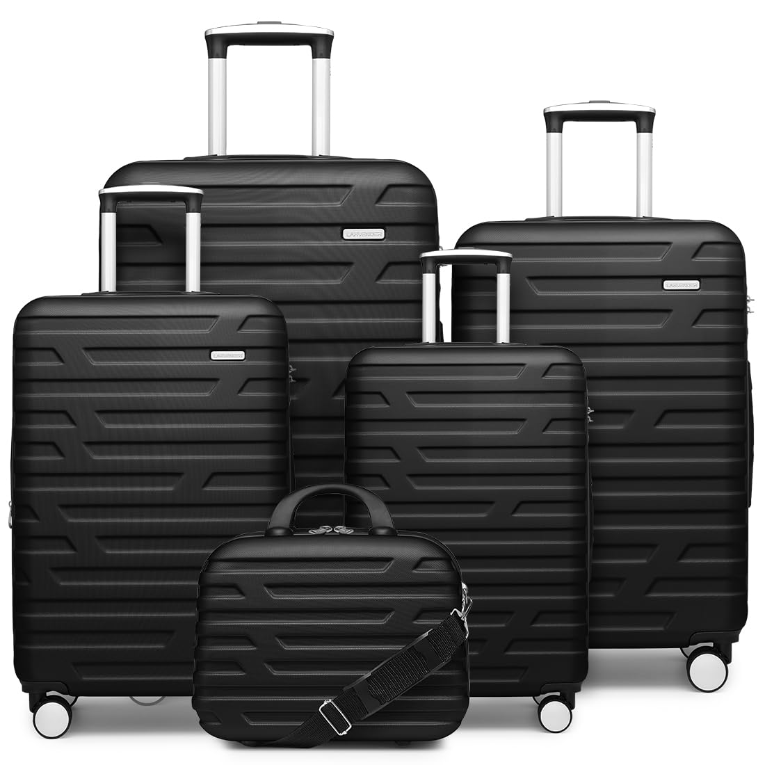 LAVENDER 6pc Hardside Spinner Luggage