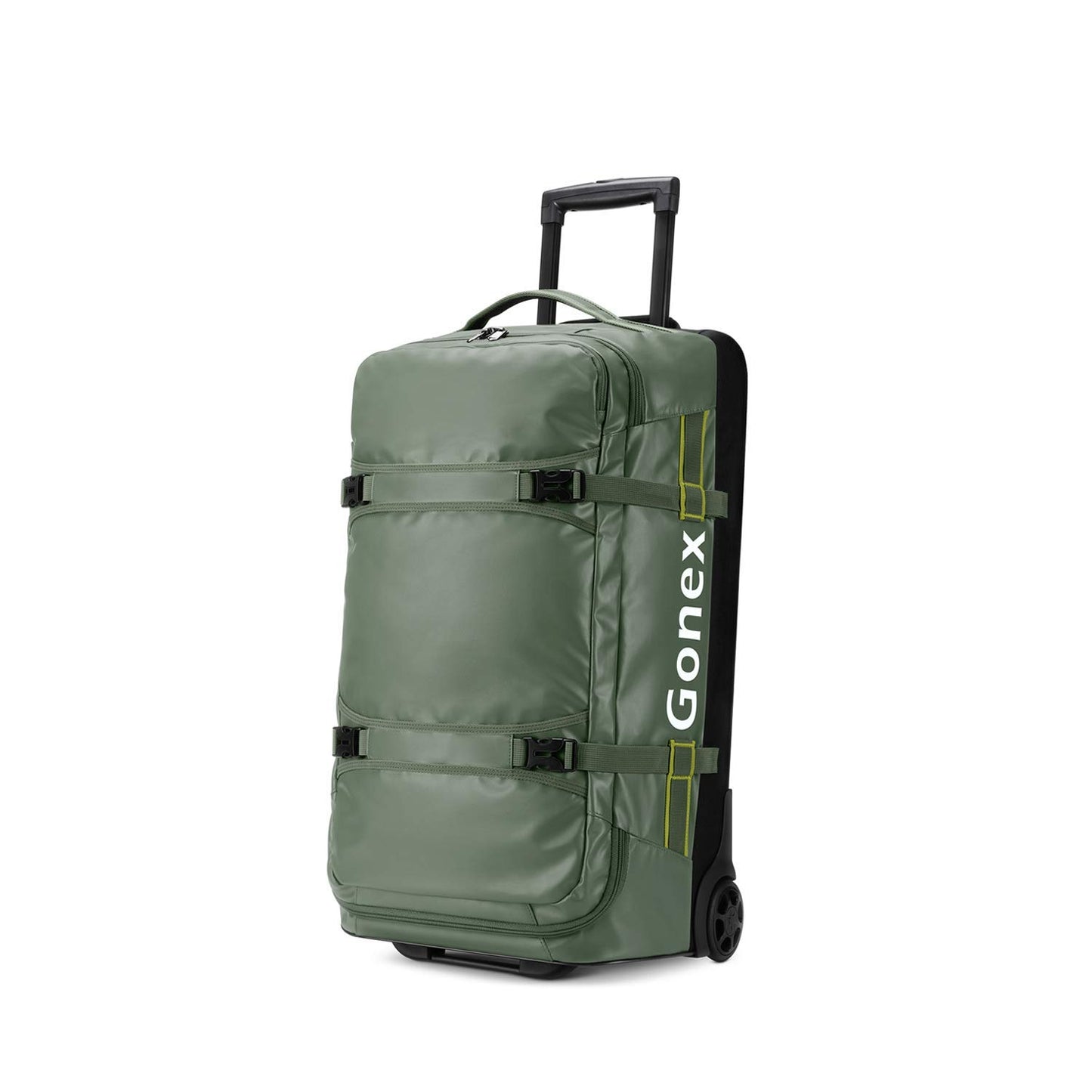 Gonex 70L Wheeled Duffle - Olive Green Travel Bag
