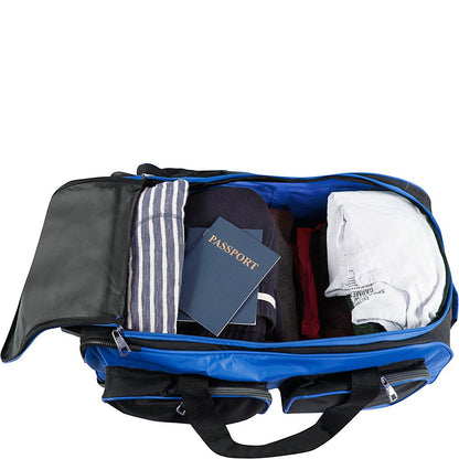 Fila 22 UltraLite Black Rolling Duffel Bag