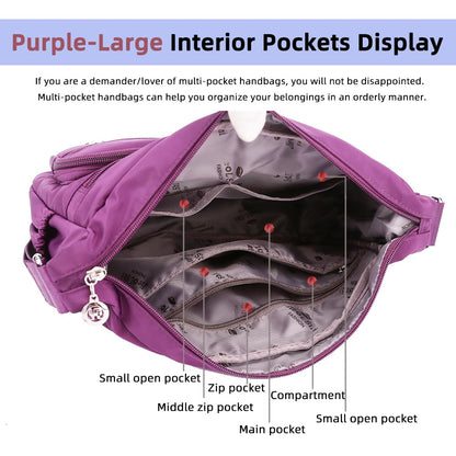 MINTEGRA Luxe Multi-Pocket Women's Handbag