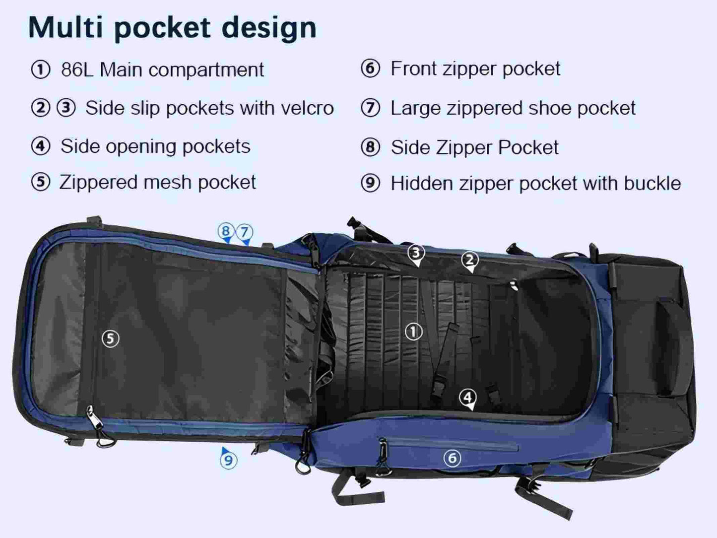 AquaRoll 29 Quilted Wheeled Duffle Backpack