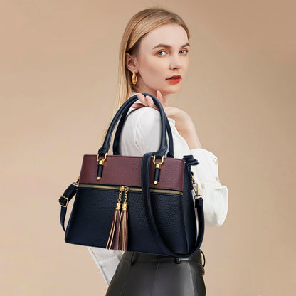 Luxe Leather Satchel & Crossbody Bags