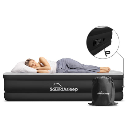 DreamNest Luxe Air Mattress with ComfortCoil Tech