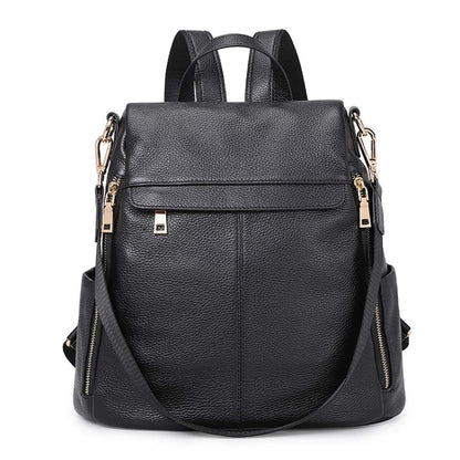 Kattee Women's Luxe Anti-Theft Leather Backpack Bag