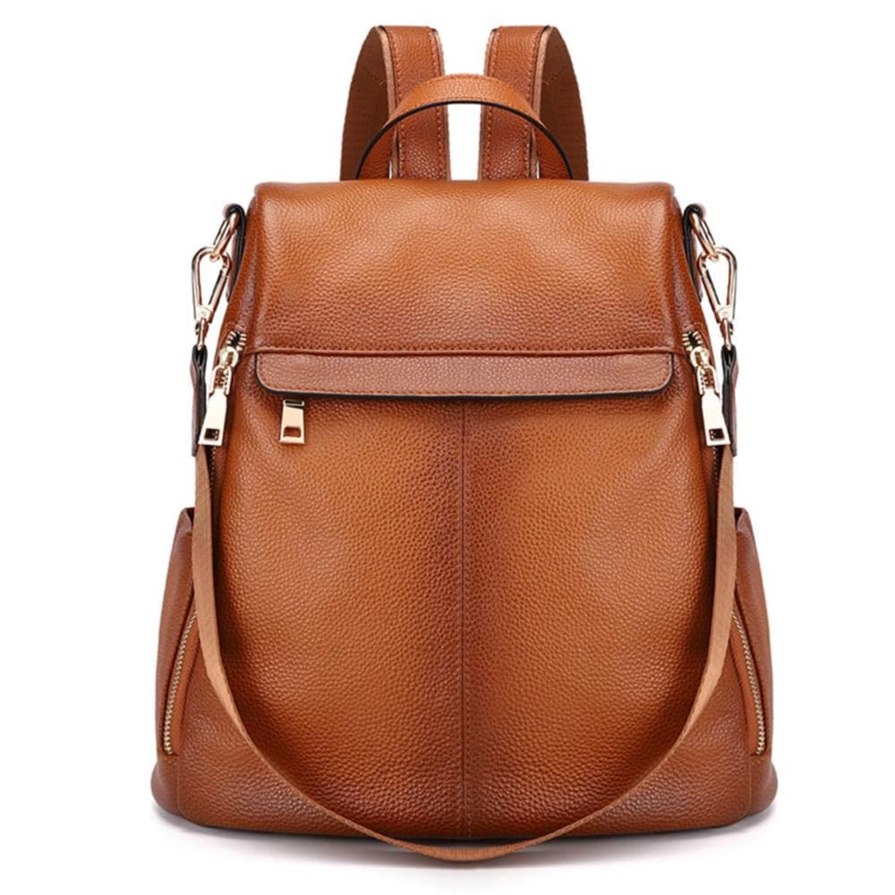 Kattee Women's Luxe Anti-Theft Leather Backpack Bag