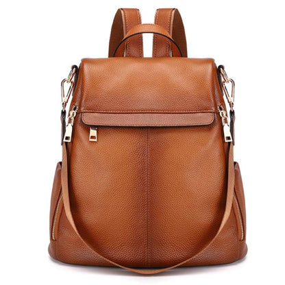 Kattee Women's Luxe Anti-Theft Leather Backpack Bag