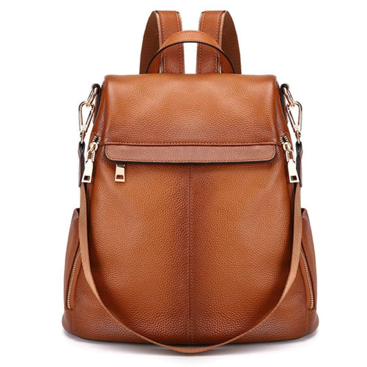 Kattee Women's Luxe Anti-Theft Leather Backpack Bag