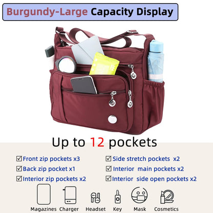 MINTEGRA Luxe Multi-Pocket Women's Handbag