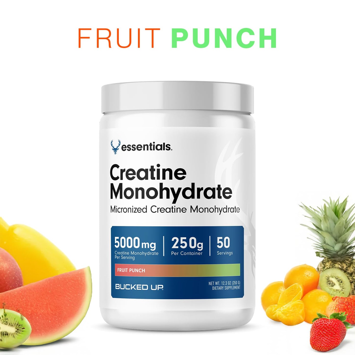 Bucked Up Micronized Creatine - Unflavored Power Boost