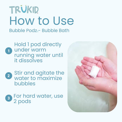TruKid Bubble Podz: Gentle Lavender Bath Bombs