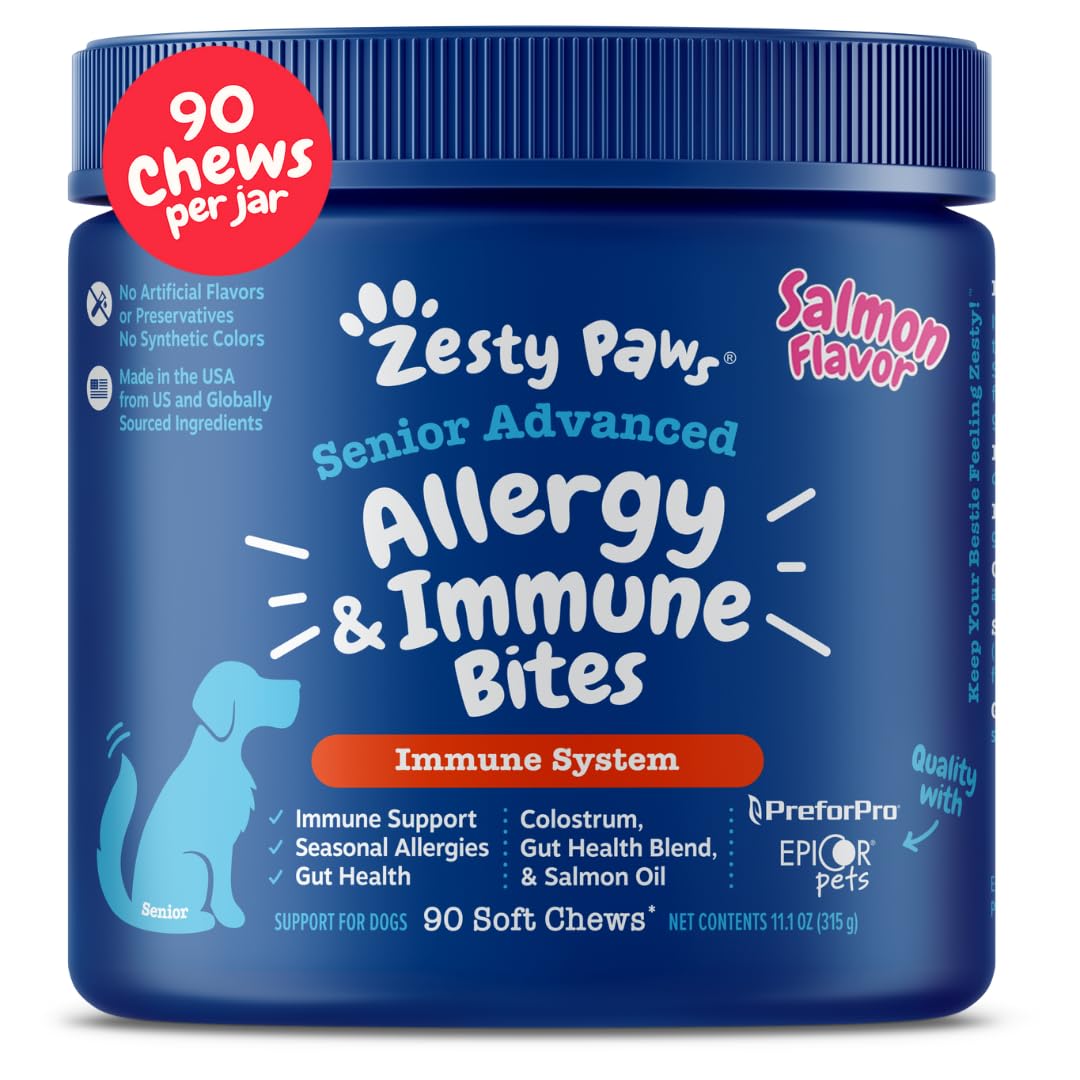 Zesty Paws Itch & Allergy Relief Chews - Lamb 90ct