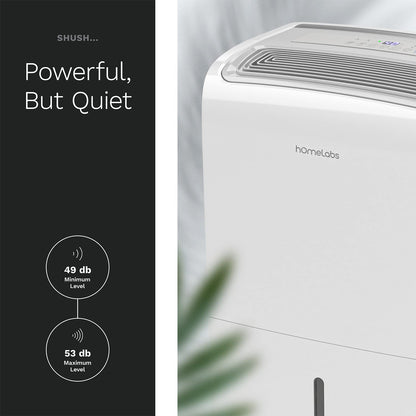 hOmeLabs Smart 50 Pint Dehumidifier 7000 Sq Ft