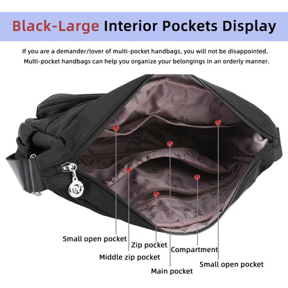 MINTEGRA Luxe Multi-Pocket Women's Handbag