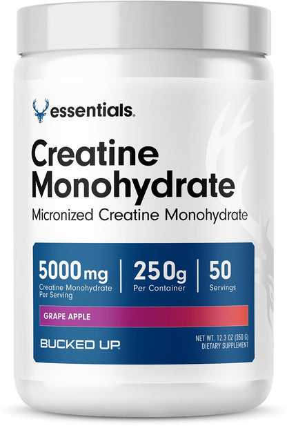 Bucked Up Micronized Creatine - Unflavored Power Boost