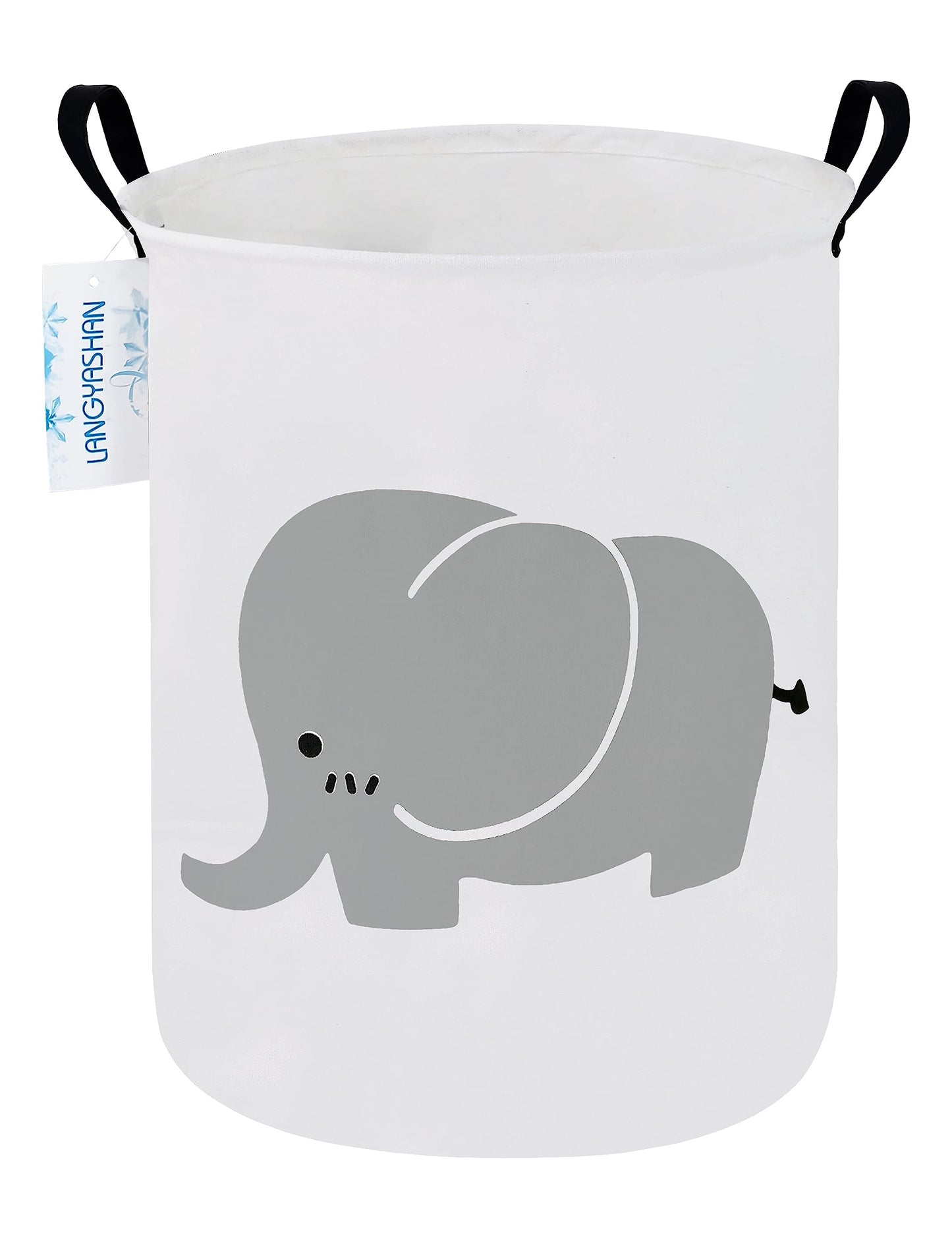 Collapsible Canvas Hamper by LANGYASHAN