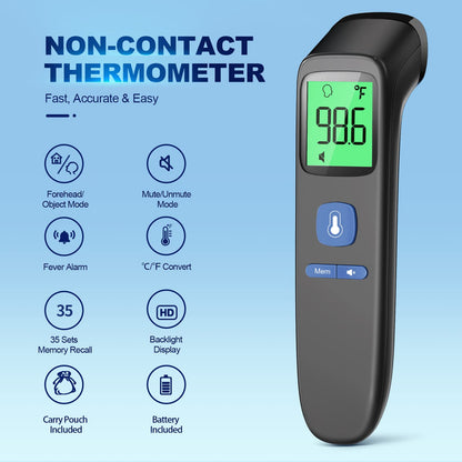 SmartScan No-Touch Thermometer: Family & Fever Care