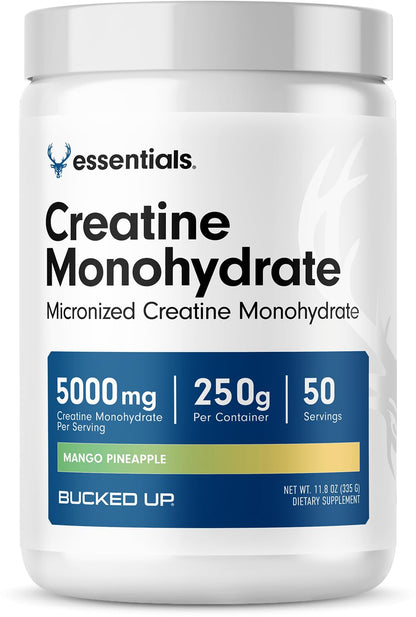 Bucked Up Micronized Creatine - Unflavored Power Boost