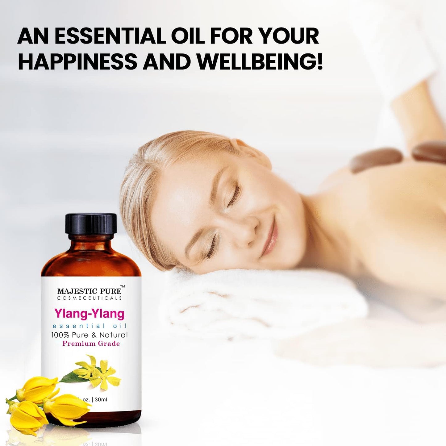 Majestic Pure Lavender Oil with Dropper 4oz