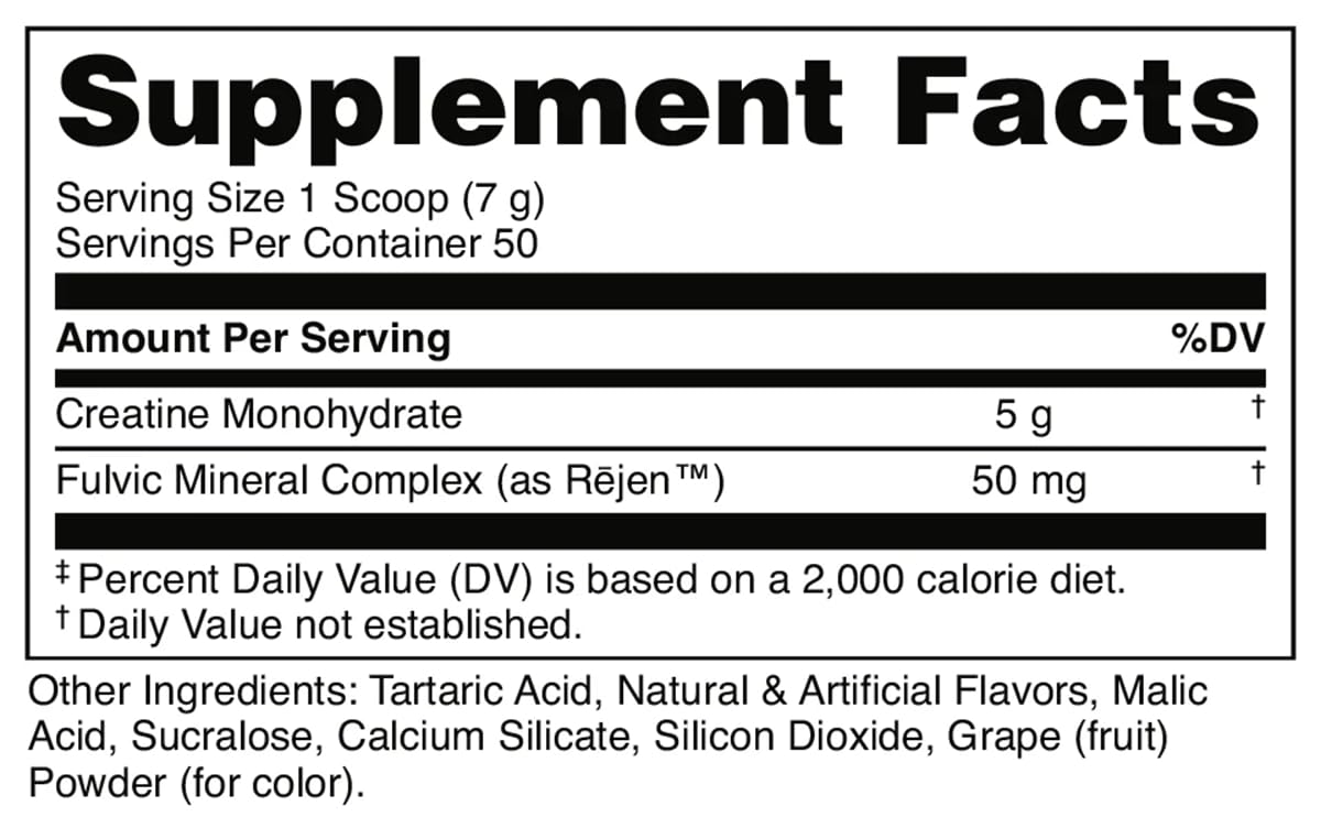 Bucked Up Micronized Creatine - Unflavored Power Boost