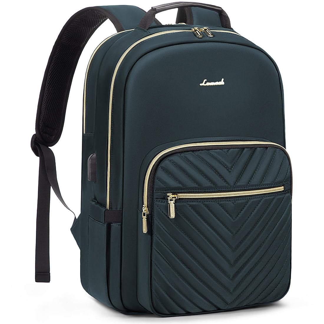 Chic Leather Laptop Backpack for Women - LoveVook