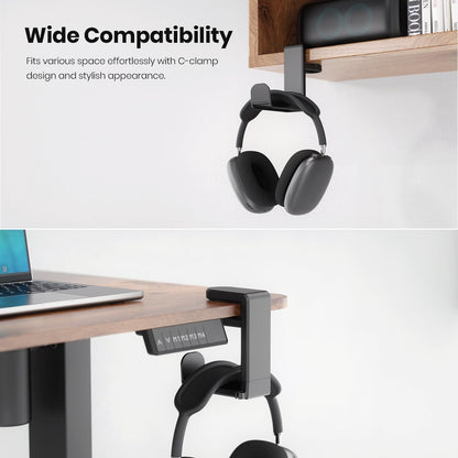 EURPMASK 360° Rotating Headphone Stand & Organizer