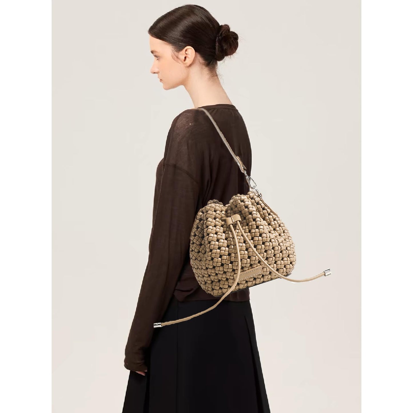 Hollow Bucket Tote Bag