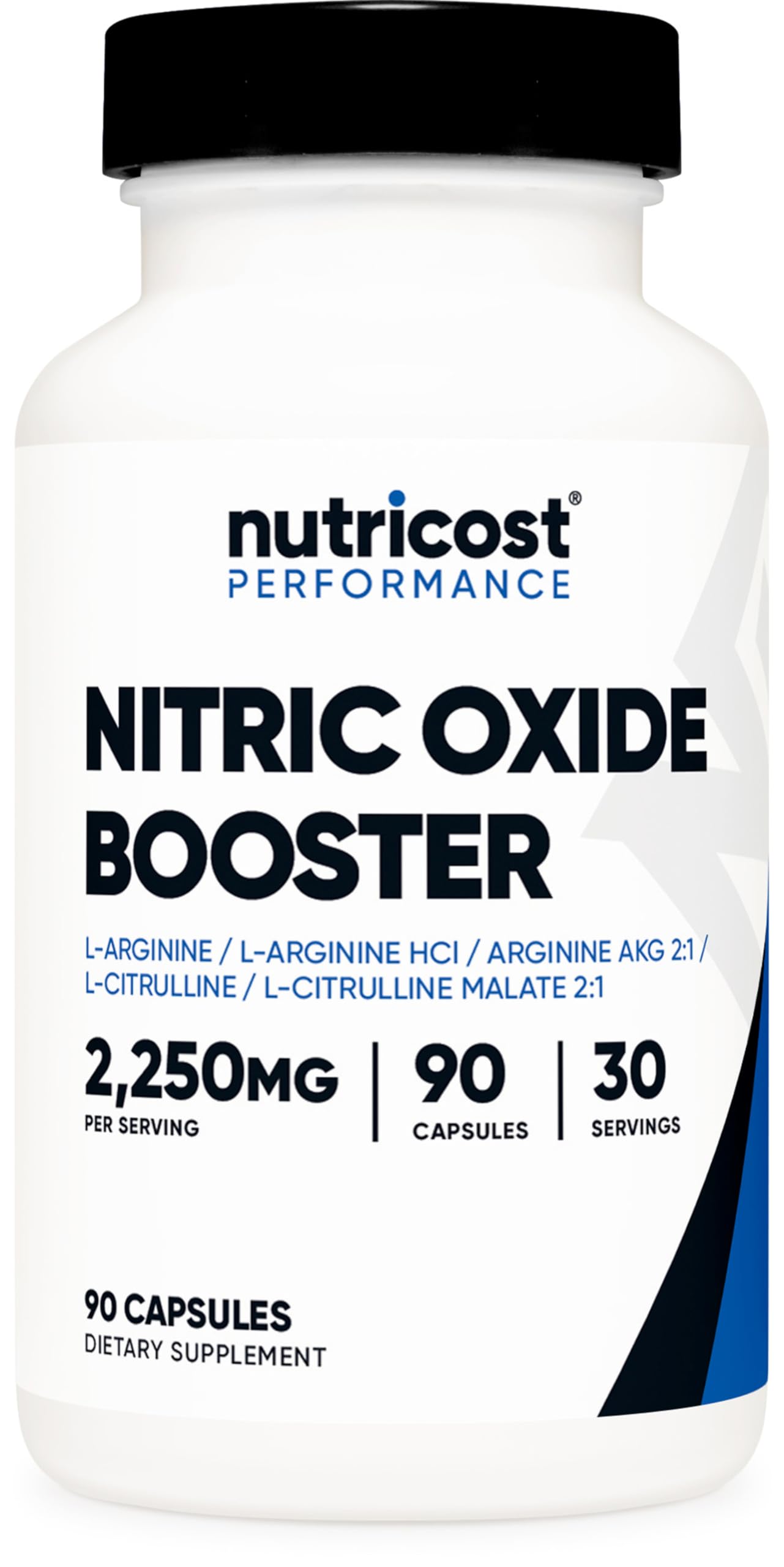 Nutricost Nitric Oxide Surge 2250mg - 180 Caps