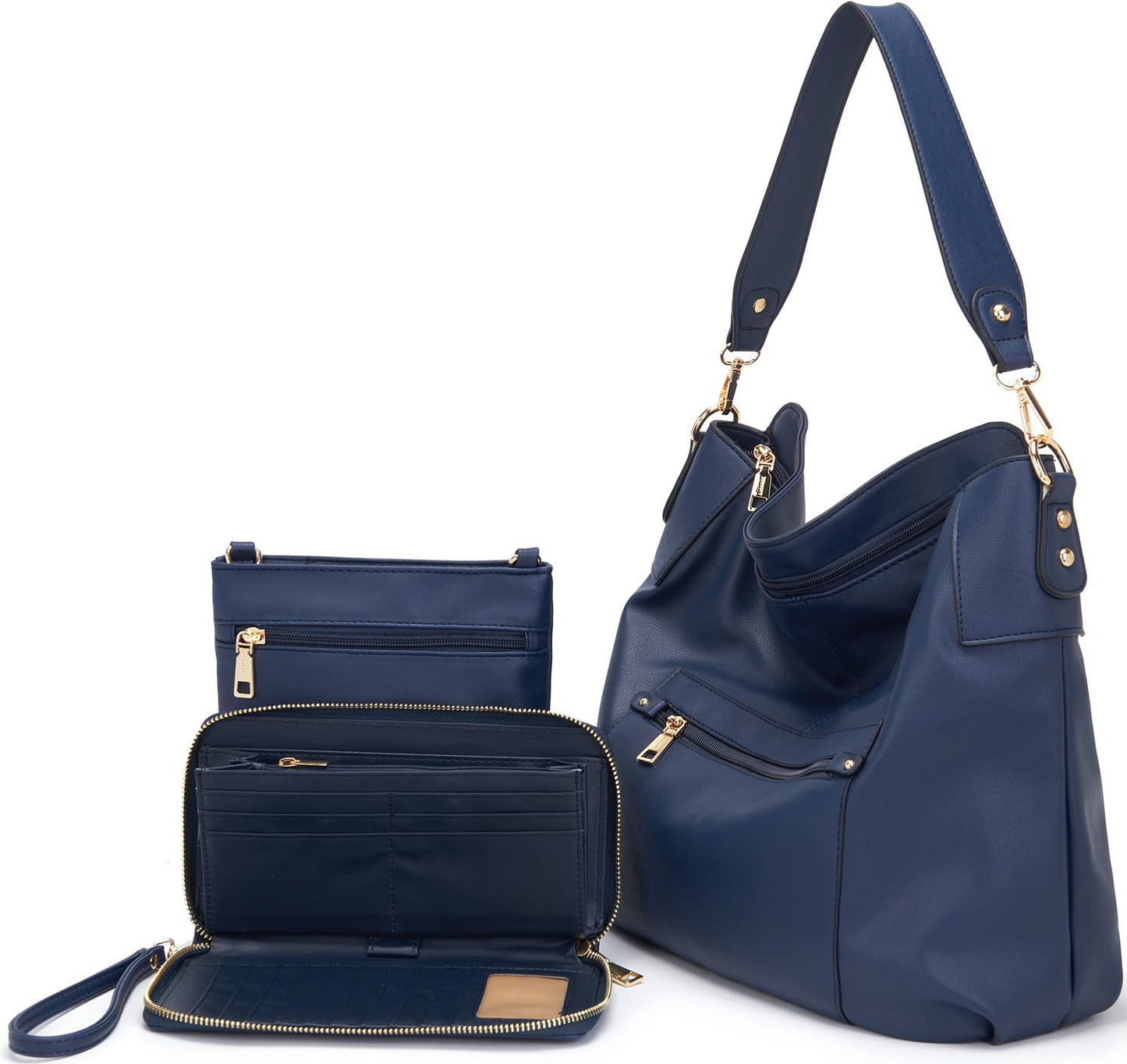 ChicCrossbody: Women's Tote & Wallet Set