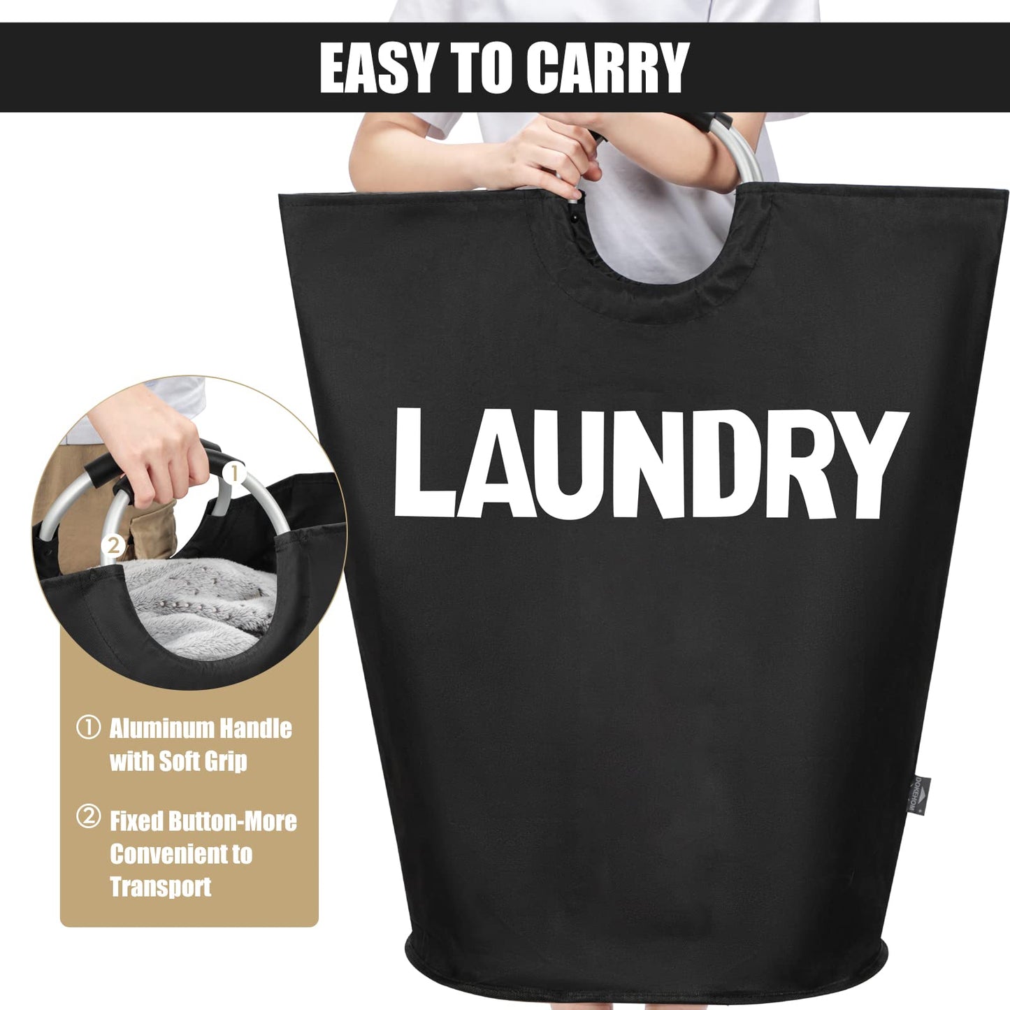 FoldAway Laundry Hamper