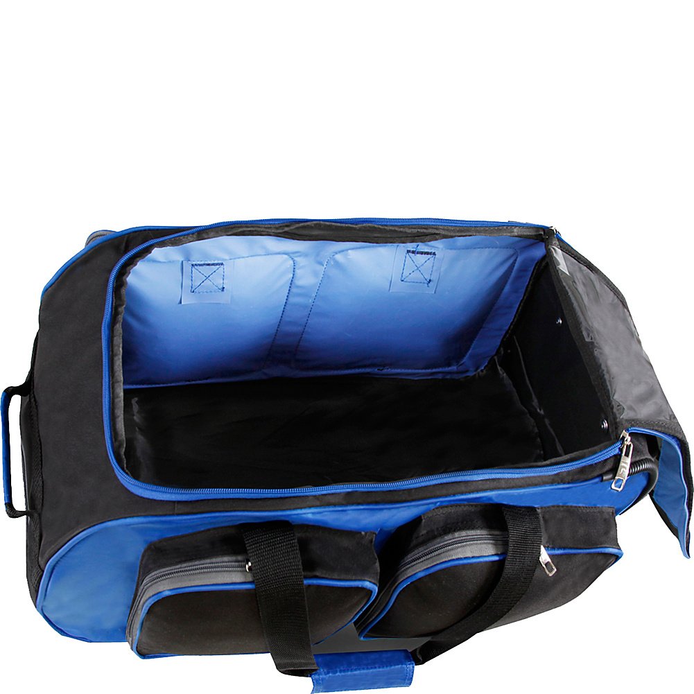 Fila 22 UltraLite Black Rolling Duffel Bag