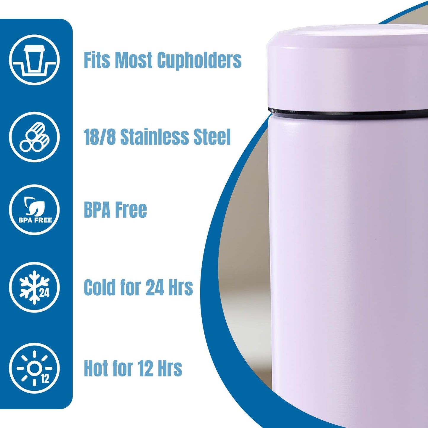 ThremoGuard: 17oz Stainless Steel Insulated Bottle