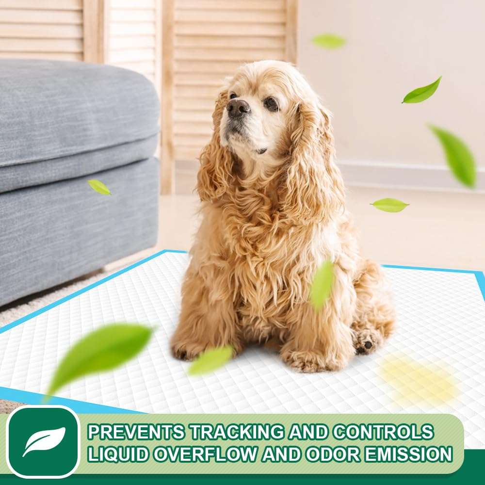 Puppy Pee Pro Pads - 100 Count Super Absorbent Set