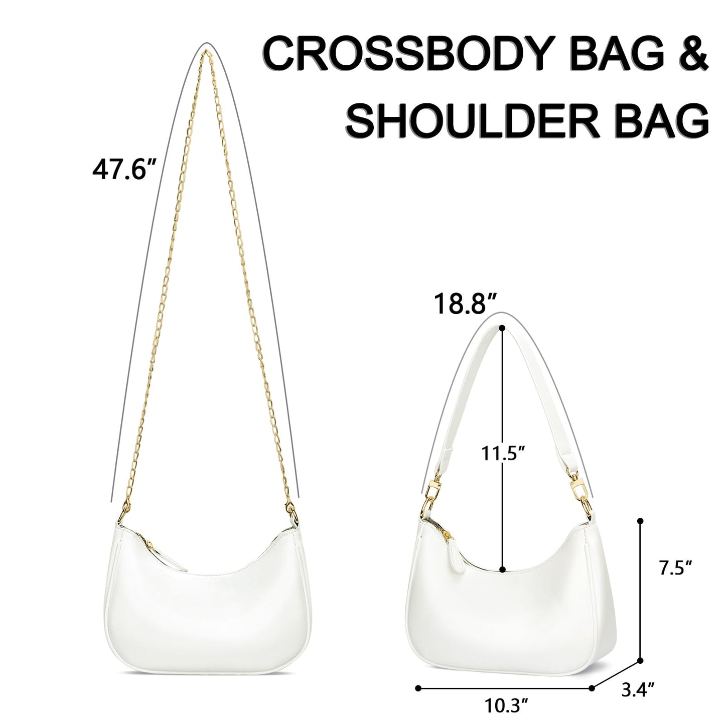 Retro Chic Hobo Bag - Cute Underarm Purse