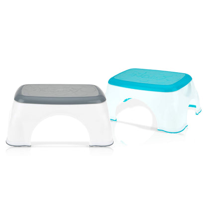 Nuby Gray Step Up Stool for Kids