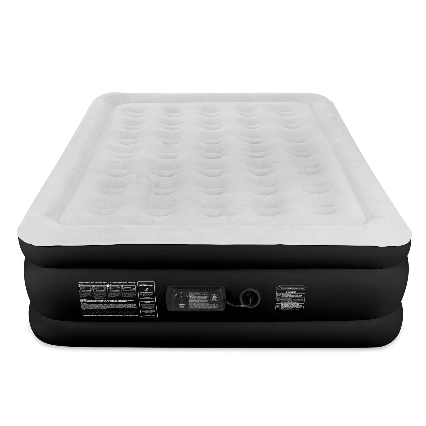 DreamNest Luxe Air Mattress with ComfortCoil Tech