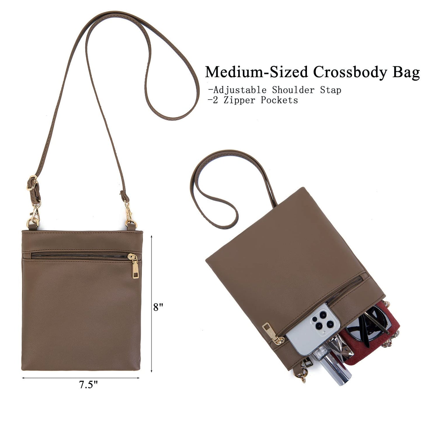 ChicCrossbody: Women's Tote & Wallet Set
