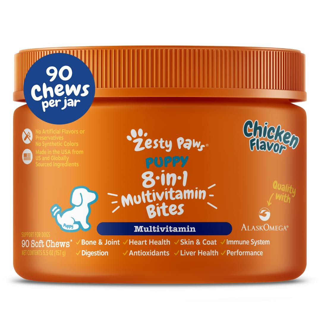 PawZest Omega Multivitamin Chews - Senior & Puppy