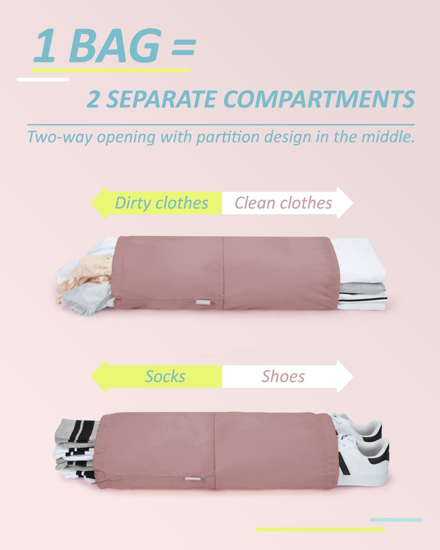 PackPro 6 Set Compression Cubes for Travel