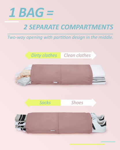 PackPro 6 Set Compression Cubes for Travel