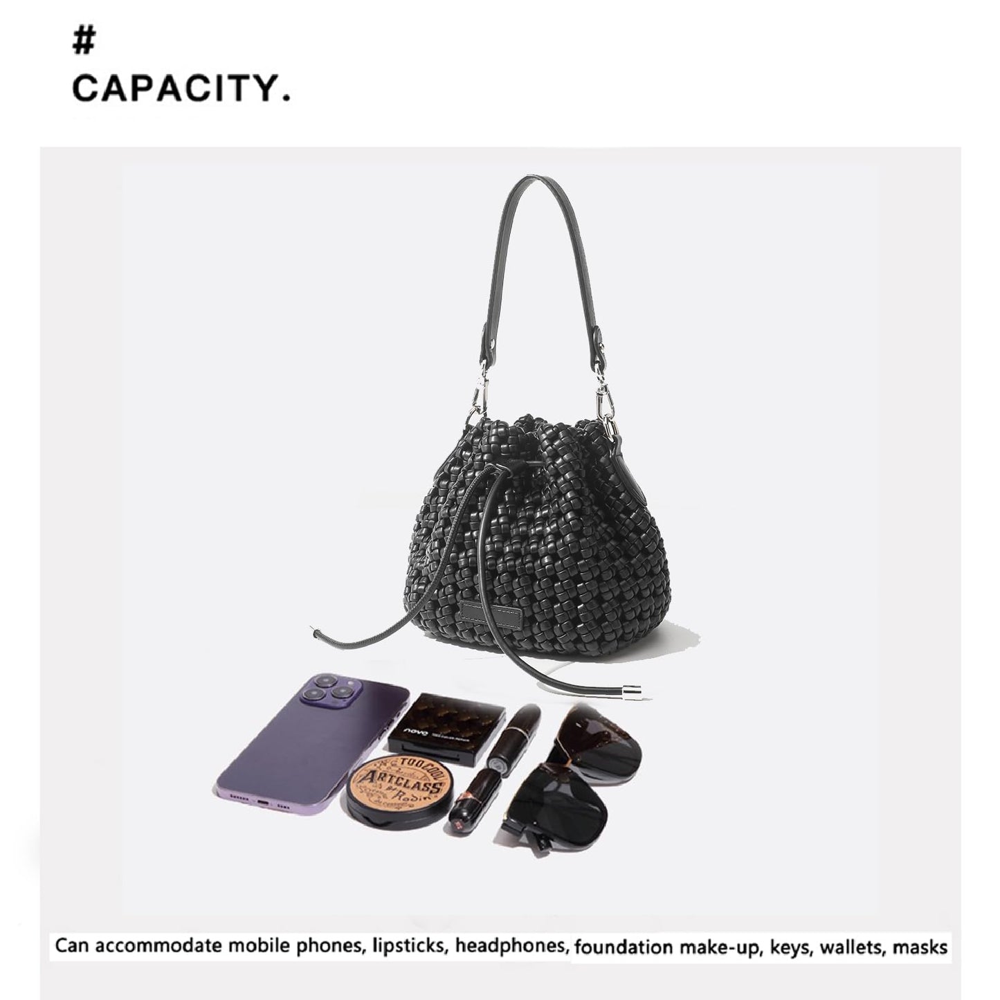 Hollow Bucket Tote Bag