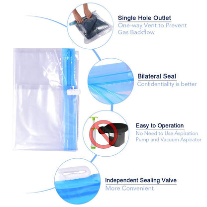 EasyPack 10-Count Compression Bags - Travel Must-Have