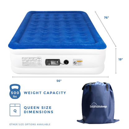 DreamNest Luxe Air Mattress with ComfortCoil Tech