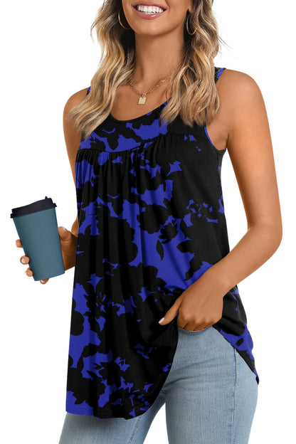 Longyuan Summer Sleeveless Tunics for Women