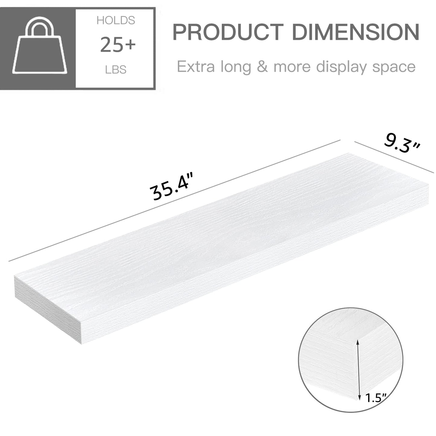Rustic Farmhouse Shelves (008-40BN)