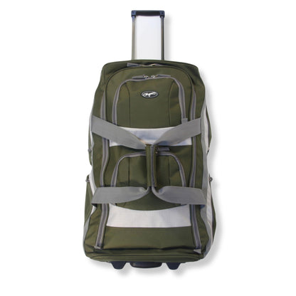 Olympia 22 Max Wheeled Duffel: 8-Pocket Water-Resist