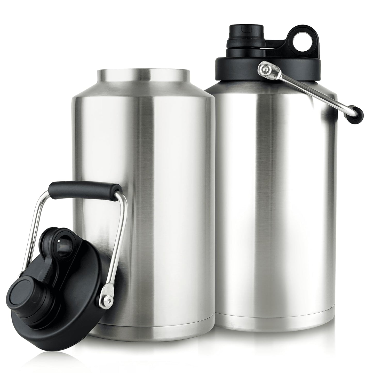 HydraGuard 128oz: Dual-Vacuum Stainless Water Jug