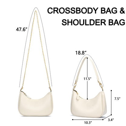 Retro Chic Hobo Bag - Cute Underarm Purse